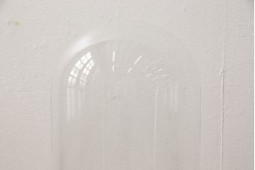 フランスアンティーク　中に入れるもので違った雰囲気を楽しめるガラスドーム(グローブドマリエ、グローブ・ド・マリエ)(R-058105)