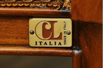 中古　美品　最高級ブランド　CLイタリア(CLItalia)　エレガントで気品あふれる佇まいが美しいセティ　定価約140万円　(R-058111)