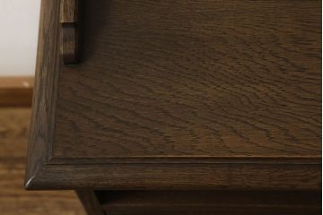 ヴィンテージ　永田良介商店　シンプルで使いやすいサイドキャビネット(ビンテージ、ディスプレイケース、電話台、収納棚)(R-058114)