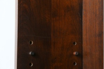 ビンテージ　国産民芸家具　高山デザインのすっきりとした佇まいのビューローブックケース　(R-058117)