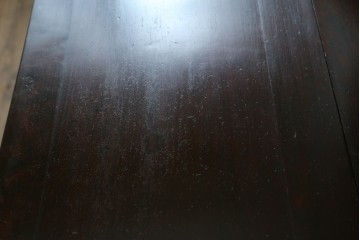 ビンテージ　国産民芸家具　高山デザインのすっきりとした佇まいのビューローブックケース　(R-058117)