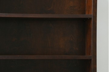 ビンテージ　国産民芸家具　高山デザインのすっきりとした佇まいのビューローブックケース　(R-058117)