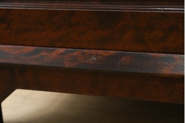 ビンテージ　国産民芸家具　高山デザインのすっきりとした佇まいのビューローブックケース　(R-058117)