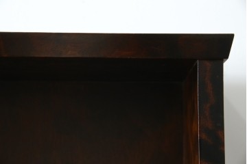 ビンテージ　国産民芸家具　高山デザインのすっきりとした佇まいのビューローブックケース　(R-058118)