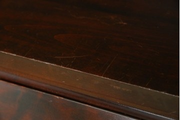 ビンテージ　国産民芸家具　高山デザインのすっきりとした佇まいのビューローブックケース　(R-058118)