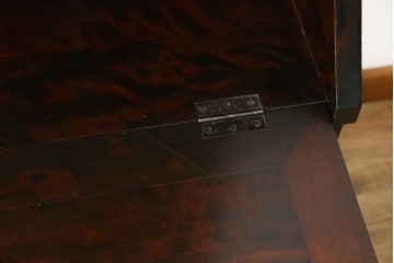 ビンテージ　国産民芸家具　高山デザインのすっきりとした佇まいのビューローブックケース　(R-058118)