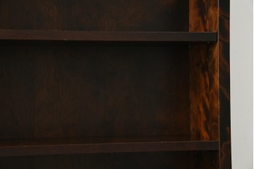 ビンテージ　国産民芸家具　高山デザインのすっきりとした佇まいのビューローブックケース　(R-058118)