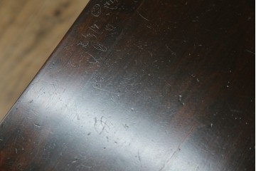 ビンテージ　国産民芸家具　高山デザインのすっきりとした佇まいのビューローブックケース　(R-058118)