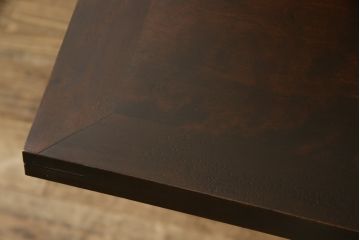 ビンテージ　国産民芸家具　高山デザインのすっきりとした佇まいのビューローブックケース(ライティングビューロー、ブックシェルフ、本棚、収納棚、ワークデスク、在宅ワーク、在宅用、ヴィンテージ)(R-058119)