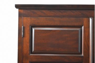 中古　美品　松本民芸家具　希少!!　アイディア次第で使い方色々出来る特注キャビネット(食器棚、戸棚、収納棚、本棚、本箱、ブックケース)(R-058126)
