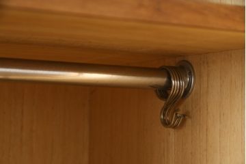希少　北欧デザイン　和製ヴィンテージ　スリムでシンプルながら収納力抜群のワードローブ(ビンテージ、洋服タンス、収納棚)(R-058129)