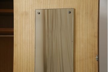 希少　北欧デザイン　和製ヴィンテージ　スリムでシンプルながら収納力抜群のワードローブ(ビンテージ、洋服タンス、収納棚)(R-058129)