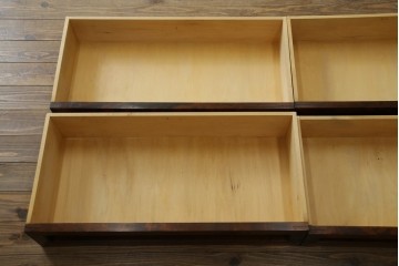 中古　美品　国産　職人手造り　松本民芸風　整理タンス　(R-058135)