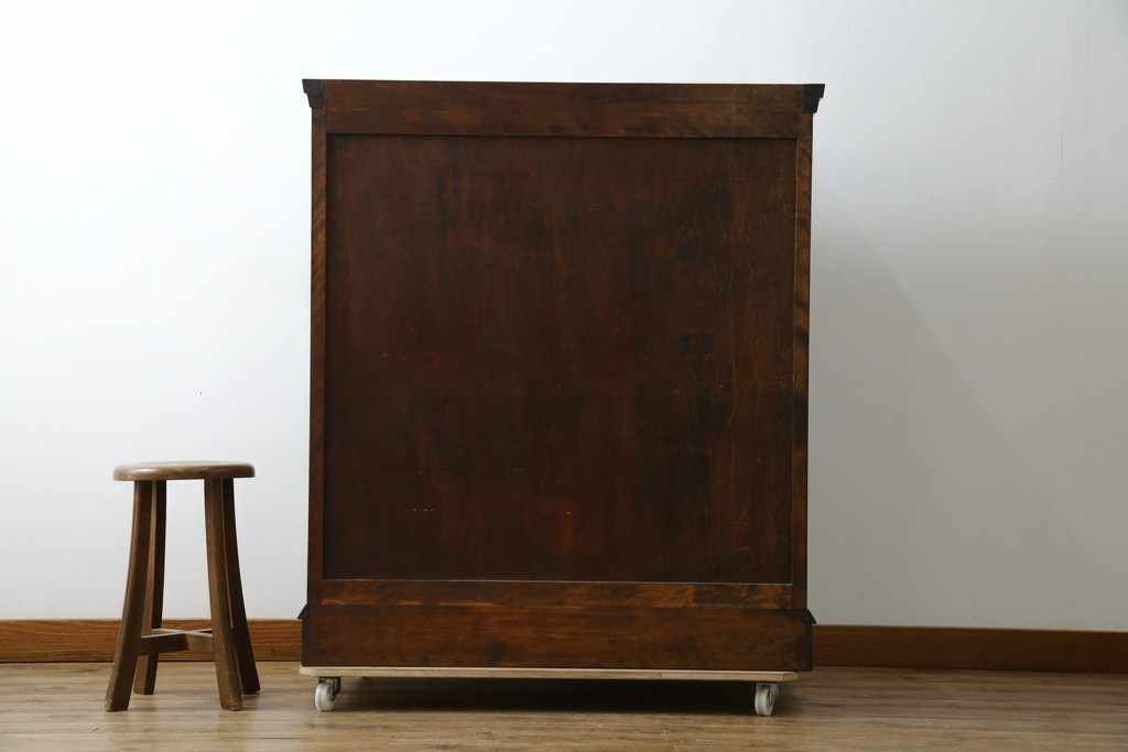 中古　美品　国産　職人手造り　松本民芸風　整理タンス　(R-058135)