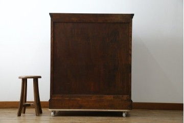 中古　美品　国産　職人手造り　松本民芸風　整理タンス　(R-058135)