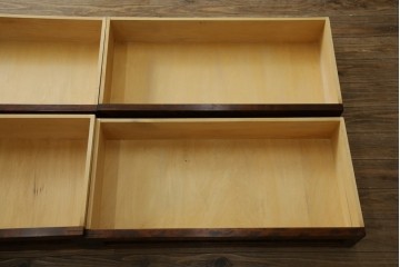 中古　美品　国産　職人手造り　松本民芸風　整理タンス　(R-058135)