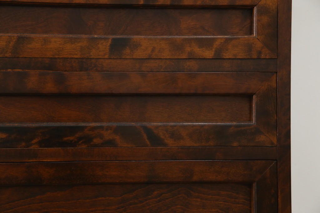 中古　美品　国産　職人手造り　松本民芸風　整理タンス　(R-058135)