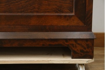 中古　美品　国産　職人手造り　松本民芸風　整理タンス　(R-058135)