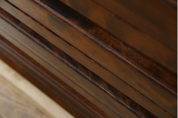 中古　美品　国産　職人手造り　松本民芸風　整理タンス　(R-058135)