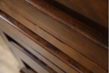 中古　美品　国産　職人手造り　松本民芸風　整理タンス　(R-058135)