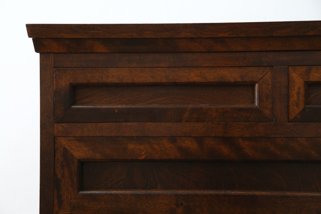 中古　美品　国産　職人手造り　松本民芸風　整理タンス　(R-058135)