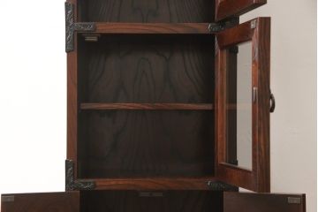 中古　美品　岩谷堂箪笥　No.114　上質な佇まいと機能性に優れた多目棚(収納棚、キャビネット)(定価約30万円)(R-058149)