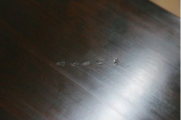 中古　美品　カバ材　北の匠　山室家具製作所　希少な絶版品!風格ある存在感のライティングビューロー(デスク、両袖机、ワークデスク、在宅ワーク)(R-058150)