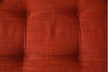 中古　美品　CONDE HOUSE(カンディハウス)　ウォールナット　アルプ LD　背もたれ取り外しOK!　ユニークなデザインとレッドカラーが目を惹くソファーベッド(2人掛けソファ、ダイニングチェア、ダイニングソファ)(定価約30万円)(R-058153)