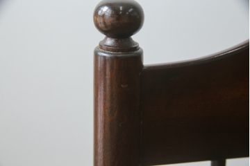 中古　美品　松本民芸家具　H型　すっきりと洗練されたシルエットのスピンドルバックベンチ(長椅子、いす、イス)(R-058154)
