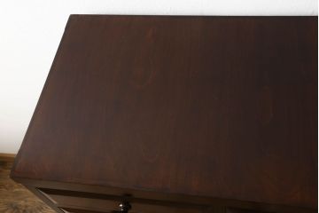 中古　美品　松本民芸家具　D型整理タンスI　和洋どちらにも馴染む上品な佇まいのチェスト(定価約30万円)(洋服タンス、引き出し)(R-058155)