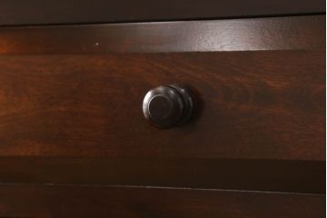 中古　美品　松本民芸家具　D型整理タンスI　和洋どちらにも馴染む上品な佇まいのチェスト(定価約30万円)(洋服タンス、引き出し)(R-058155)