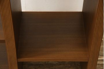 中古　超美品　CONDE　HOUSE(カンディハウス)　ウォールナット　ストライプL　縦にも横にも!アイディア次第で色んな使い方ができるフリーシェルフ(収納棚、オープンラック、飾り棚)(R-058167)