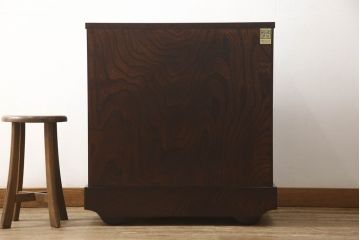 中古　超美品　岩谷堂箪笥　厚みのある金具が風格を感じさせる車箪笥(小箪笥、チェスト、引き出し)(R-058170)