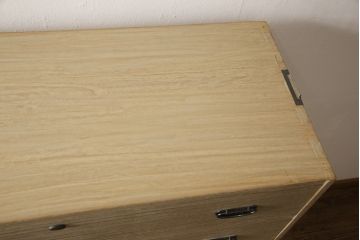 中古　国産　職人手造り　上品な和を演出してくれる総桐箪笥(重ね箪笥、桐たんす、和タンス、チェスト、収納箪笥、洋服箪笥、並厚)(R-058172)