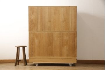 中古　国産　職人手造り　上品な和を演出してくれる総桐箪笥(重ね箪笥、桐たんす、和タンス、チェスト、収納箪笥、洋服箪笥、並厚)(R-058172)