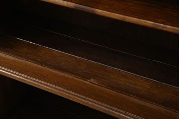 イギリスアンティーク　オーク材　Minty Oxford(ミンティ オックスフォード)社製　ステンドグラスがアクセントのスタッキングブックケース(本箱、書棚、戸棚、収納棚、キャビネット)(R-058188)