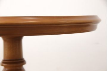 中古　超美品　横浜クラシック家具　ダニエル(Daniel)　レオナ (Leona)　A-317　温かみのある色合いが魅力の丸テーブル(定価約21万円)(ラウンドテーブル、コーヒーテーブル、サイドテーブル)(R-058200)