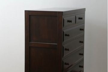 中古　美品　松本民芸家具　D-34型　和洋どちらの空間にも馴染む整理タンス(衣装箪笥、引き出し、チェスト)(定価約43万6千円)(R-058201)