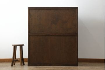 中古　美品　松本民芸家具　D-34型　和洋どちらの空間にも馴染む整理タンス(衣装箪笥、引き出し、チェスト)(定価約43万6千円)(R-058201)