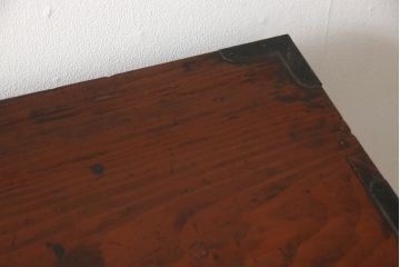 和製アンティーク　珍品　珍しい巾着金具が特徴的な米沢箪笥(和箪笥、収納箪笥、時代箪笥、引き出し)(R-058203)