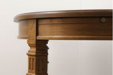中古　美品　DREXEL HERITAGE(ドレクセルヘリテイジ)　FRANCESCA(フランチェスカ)シリーズ　格納式天板付き!　クラシカルなランプテーブル(コーヒーテーブル、サイドテーブル)(定価約30万円)(R-058219)