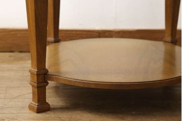 中古　美品　DREXEL HERITAGE(ドレクセルヘリテイジ)　FRANCESCA(フランチェスカ)シリーズ　格納式天板付き!　クラシカルなランプテーブル(コーヒーテーブル、サイドテーブル)(定価約30万円)(R-058219)