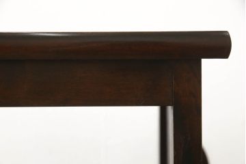 中古　絶版品　北海道民芸家具　#440　便利な収納ポケットが付いたマガジン卓(サイドテーブル、マガジンラック)(R-058221)