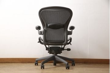 中古　美品　Hermanmiller(ハーマンミラー社)　ランバーサポート　Bサイズ　座り心地を追求したアーロンチェア(オフィスチェア、アームチェア、ワークチェア)(R-058228)