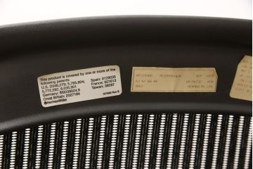 中古　美品　Hermanmiller(ハーマンミラー社)　ランバーサポート　Bサイズ　座り心地を追求したアーロンチェア(オフィスチェア、アームチェア、ワークチェア)(R-058228)