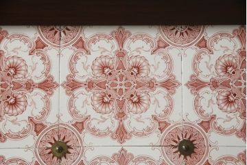 【S様ご決済用】イギリスアンティーク　マホガニー材　御影石天板のクラシカルなウォッシュスタンド(サイドボード、キャビネット)(R-058246)