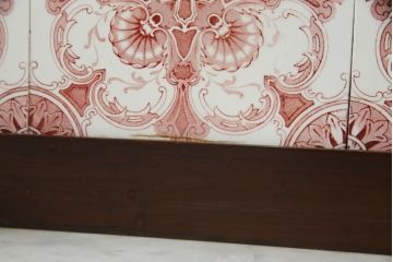 【S様ご決済用】イギリスアンティーク　マホガニー材　御影石天板のクラシカルなウォッシュスタンド(サイドボード、キャビネット)(R-058246)