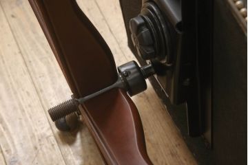 中古　美品　DREXEL HERITAGE(ドレクセルヘリテイジ)取り扱い　アメリカ高級家具　ジャレットブラザーズ(Jarrett Brothers)　本革　ハイバックデスクチェア(オフィスチェア、回転チェア、アームチェア)(定価約44万円)(R-058249)
