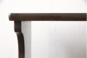 中古　北海道民芸家具　和洋どちらのお部屋にも取り入れやすいシックな本立て(卓上収納、小物収納、ブックスタンド)(R-058257)