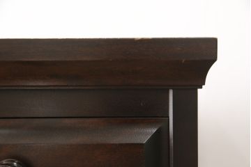 中古　美品　北海道民芸家具　HM533　和洋どちらのインテリアにも合わせやすいチェスト(定価約25万円)(収納タンス、整理箪笥、引き出し)(R-058270)